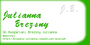 julianna brezsny business card